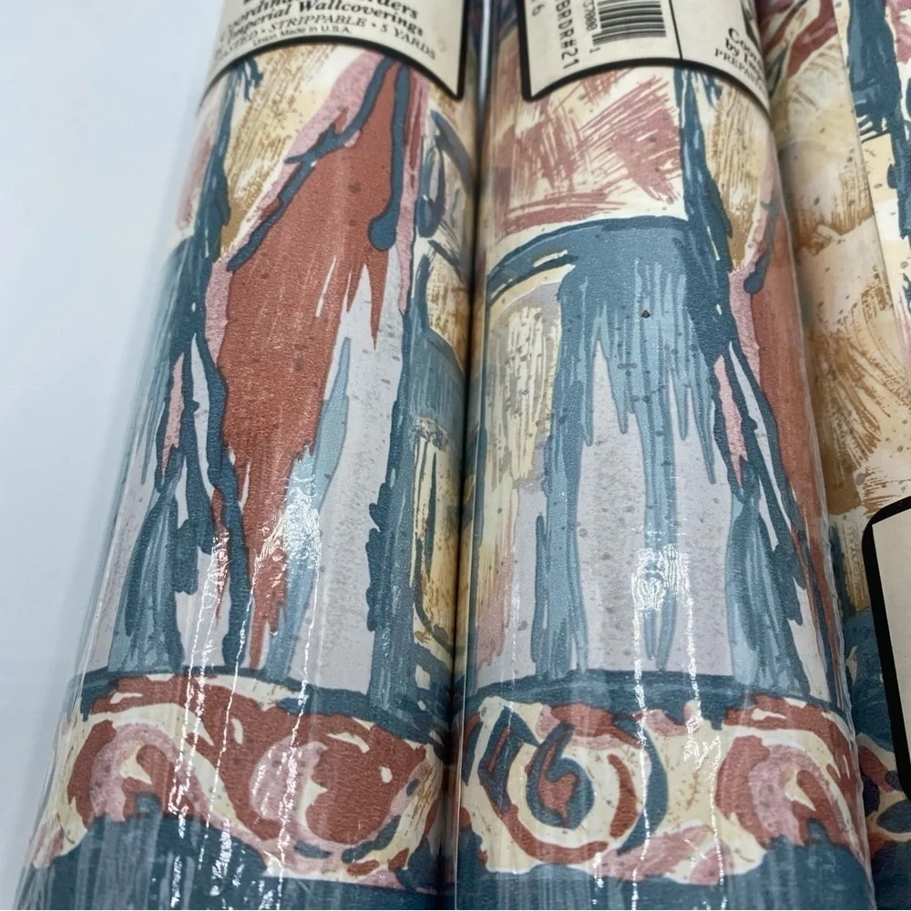 Croscill Coordinated Borders Imperial Wallcoverings Vintage 5 Yds Each Abstract